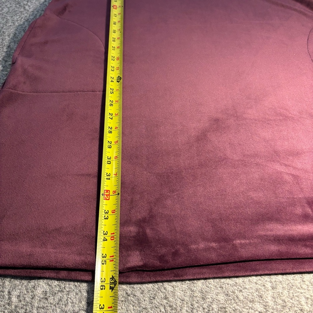 J. Jill Pure Jill Women’s Velour Tunic Dress Long Sleeve A-Line Purple Size M - Picture 8 of 9